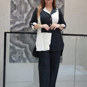Black & White Cotton Cord Set